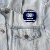 Johnson 08 personalisiertes Sportthema Button (Beispiel)