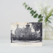 Johnson-Bibliothek, Hackensack New Jersey Vintage Postkarte (Stehend Vorderseite)