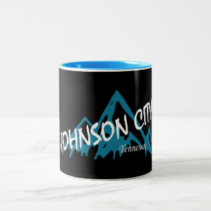 Johnson City Tennessee Berge Zweifarbige Tasse