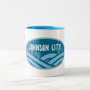 Johnson City Tennessee im Freien Zweifarbige Tasse