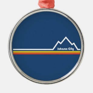 Johnson City Tennessee Ornament Aus Metall