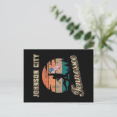Johnson City Tennessee Postkarte (Stehend Vorderseite)