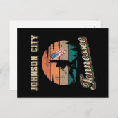 Johnson City Tennessee Postkarte (Vorne/Hinten)
