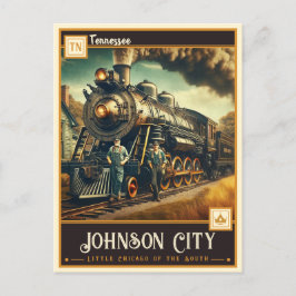 Johnson City, Tennessee | VINTAG Postkarte