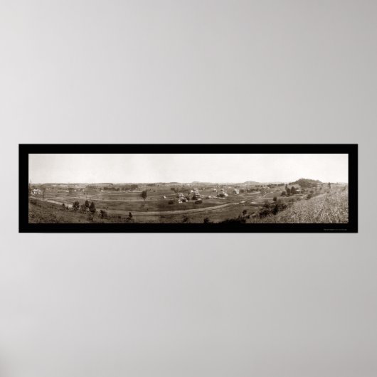 Johnson City TN Foto 1910 Poster (Vorne)