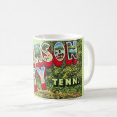 Johnson City TN Gruß Postkarten Tasse (VorderseiteRechts)