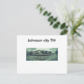 Johnson City TN Postkarte (Stehend Vorderseite)