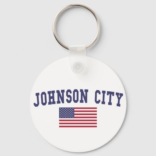 Johnson City US Flag Schlüsselanhänger (Vorderseite)