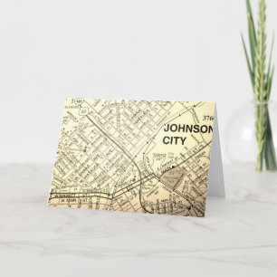 Johnson City, Vintage Karte TN
