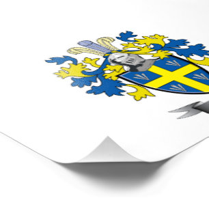 Johnson Coat of Arms Fotodruck