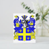 Johnson (Englisch) Wappen-Coat Postkarte (Stehend Vorderseite)