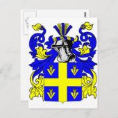 Johnson (Englisch) Wappen-Coat Postkarte (Vorne/Hinten)