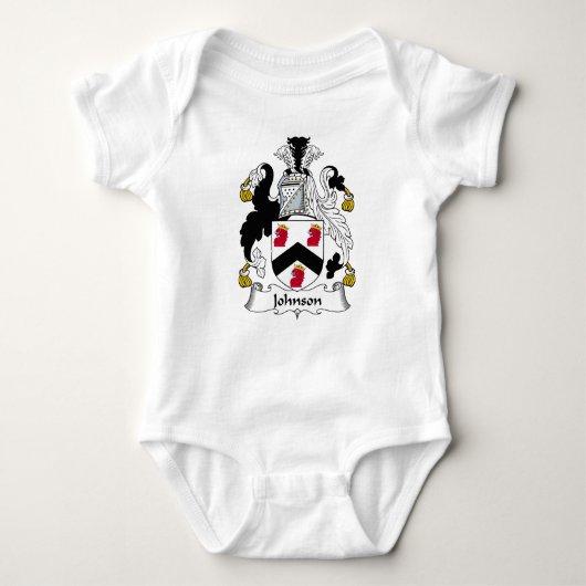 Johnson-Familienwappen Baby Strampler (Vorderseite)