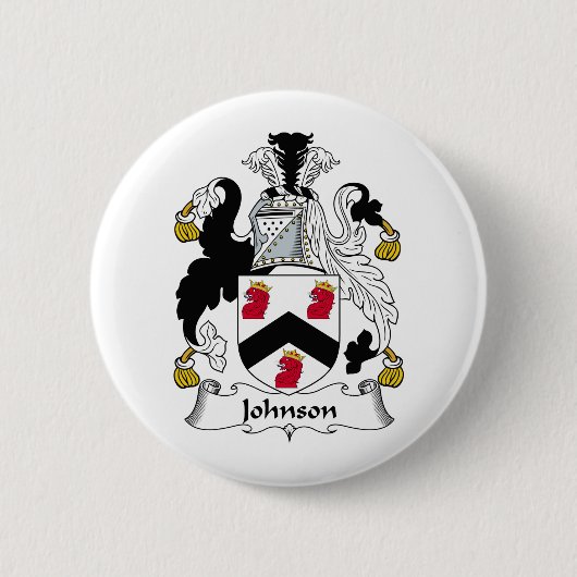 Johnson-Familienwappen Button (Vorderseite)