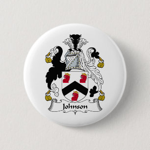 Johnson-Familienwappen Button