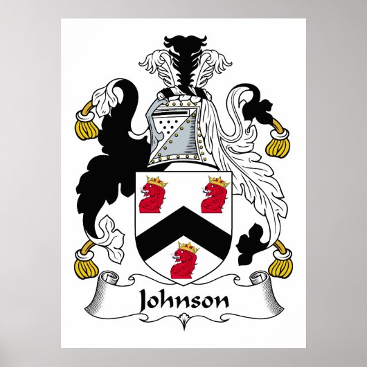 Johnson Familienwappen Poster (Vorne)