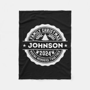 Johnson Family Christmas Fleecedecke