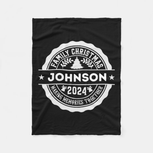 Johnson Family Christmas Fleecedecke (Vorderseite)