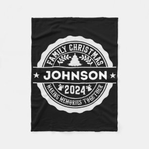 Johnson Family Weihnachten  Fleecedecke
