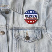 Johnson für Präsident Button (Beispiel)