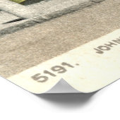 Johnson Gate Harvard University 1902 Poster (Ecke)