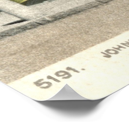 Johnson Gate Harvard University 1902 Poster (Ecke)