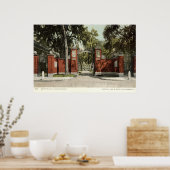 Johnson Gate Harvard University 1902 Poster (Küche)