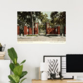 Johnson Gate Harvard University 1902 Poster (Heimbüro)