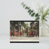 Johnson Gate Harvard University 1902 Postkarte (Stehend Vorderseite)