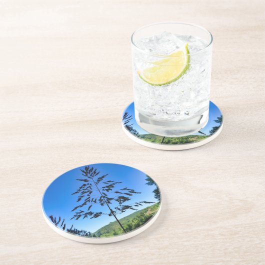 Johnson Grass Getränkeuntersetzer (Seite)