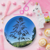 Johnson Grass Paper Plate Pappteller (Party)