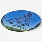 Johnson Grass Paper Plate Pappteller (Schrägansicht)