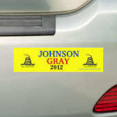 JOHNSON/GRAY GADSDEN FLAGGE AUTOAUFKLEBER (Auf Auto)