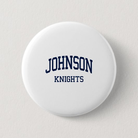 Johnson High School Hs Gainesville Ga Retro Sports Button (Vorderseite)