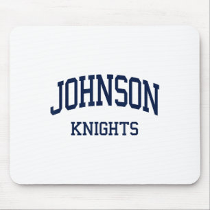 Johnson High School Hs Gainesville Ga Retro Sports Mousepad