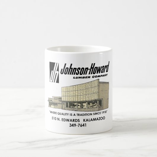Johnson Howard Lumber Company, Kalamazoo MI-Kaffee Kaffeetasse (Mittel)