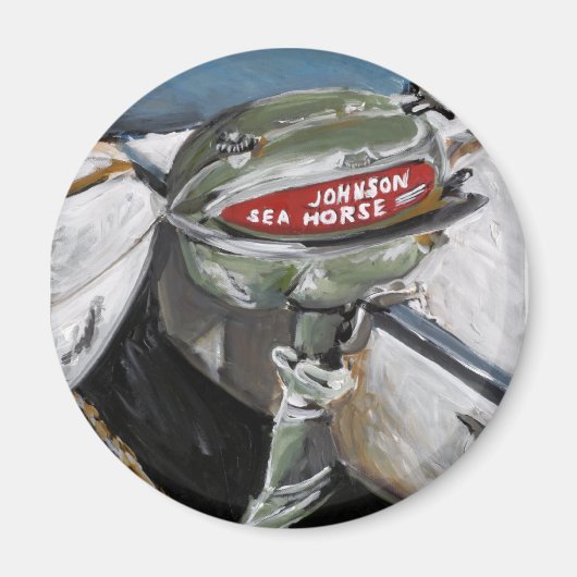 Johnson Sea Horse Magnet (Vorne)