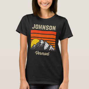 Johnson Vermont Retro Vintag City Staat Usa T-Shirt