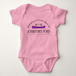 Johnsons Teich (lila Kanu) Baby Strampler