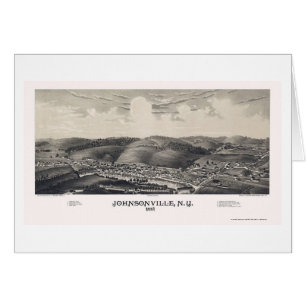 Johnsonville, NY panoramische Karte - 1887