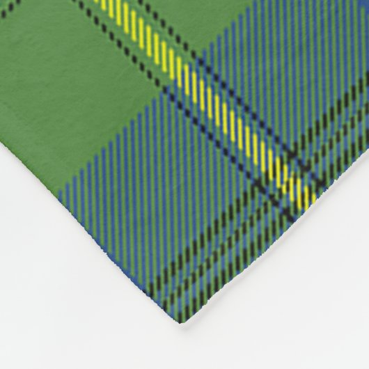 Johnston Ancient Clan Abzeichen Tartan Kariert Fleecedecke (Ecke)