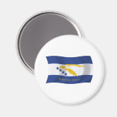 Johnston Atoll Flag Magnet (Vorderseite/Rückseite)
