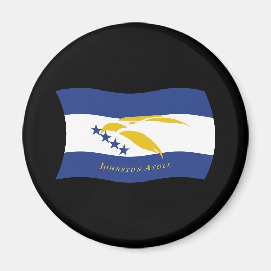 Johnston Atoll Flag Magnet (Vorne)