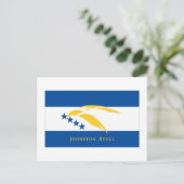Johnston Atoll Flag Postkarte (Stehend Vorderseite)