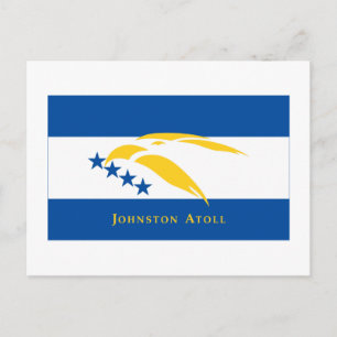 Johnston Atoll Flag Postkarte