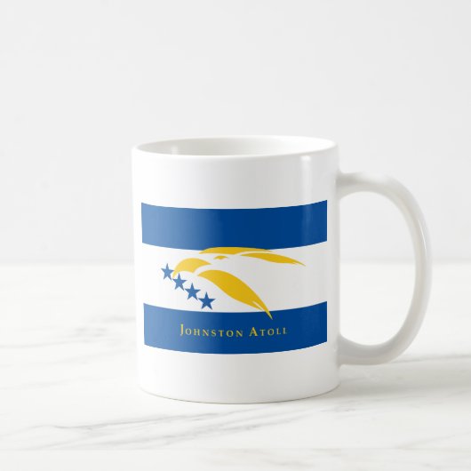Johnston-Atoll-Flagge Kaffeetasse (Rechts)