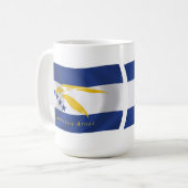 Johnston-Atoll Flaggen Tasse (Vorderseite Links)