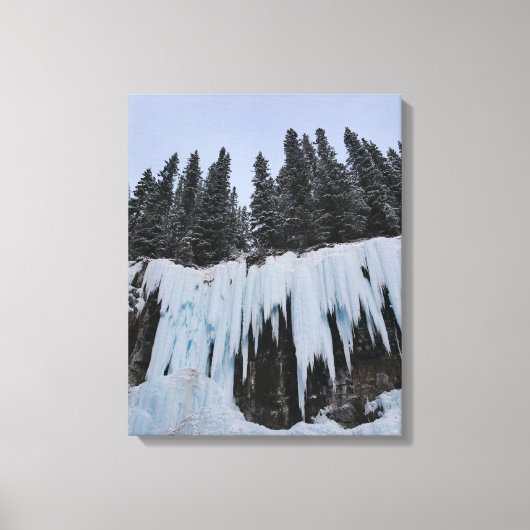 Johnston Canyon Canvas Print Leinwanddruck (Vorderseite)