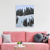 Johnston Canyon Canvas Print Leinwanddruck (Insitu (Wohnzimmer))