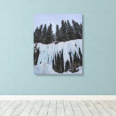 Johnston Canyon Canvas Print Leinwanddruck (Insitu (Holzboden))